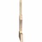 Ekena Millwork Richland Rough Sawn Timber Gable Bracket, Douglas Fir, 96"W x 36"H x 2"D x 6"F, 9/12 Pitch GBW096X36X0206RIC00RDF - alternate 5